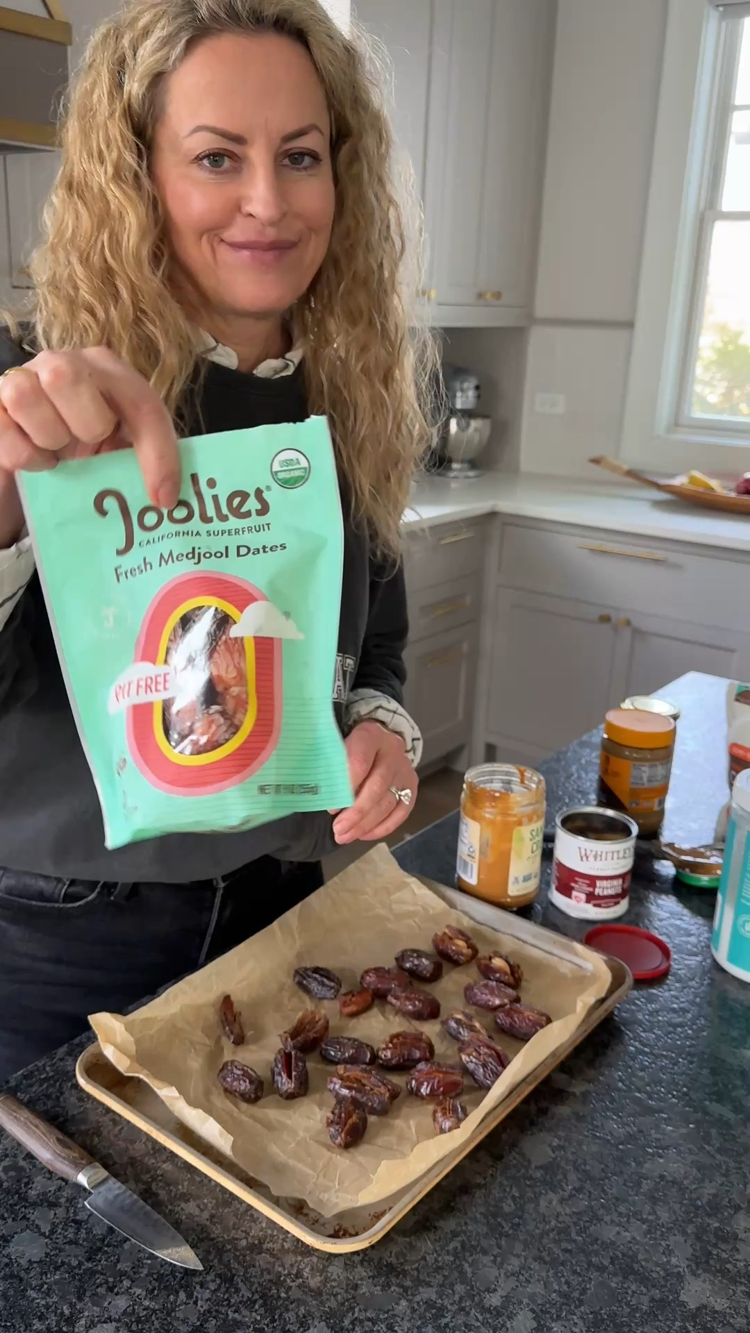 Making chocolate covered dates with peanut butter ! Trying small things to be healthier. Like trying not to eat as much sugar.


#LTKdayinmylife #LTKfoodie #LTKOver40