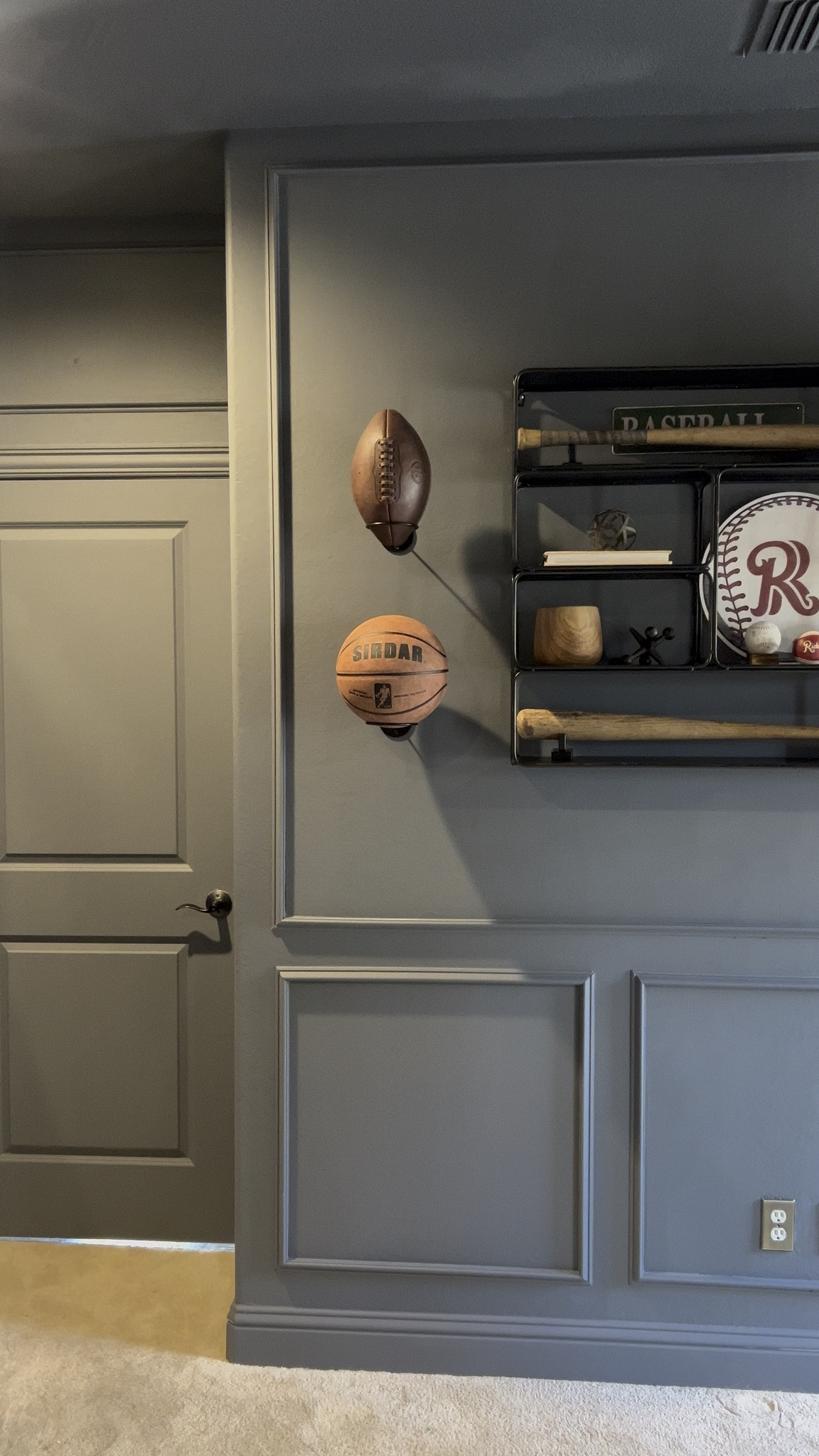 Boys bedroom ideas that actually feel modern
Neutral kids bedroom with sports wall mural, upholstered bed, and layered bedding for a high-end look

#LTKHome #LTKSeasonal