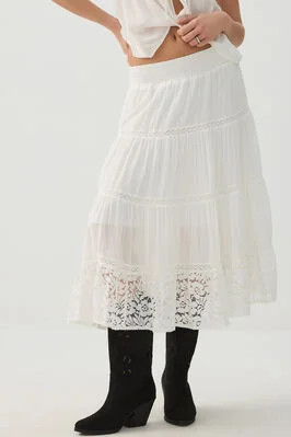 Satin Midi Skirt | Ardene