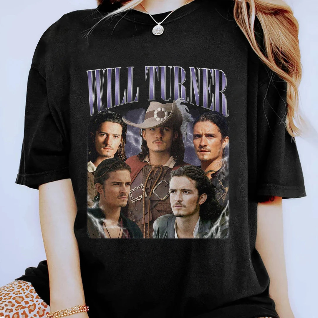 Will Turner Shirt Vintage Will Turner Shirt Will Turner Homage Shirt Pirates of the Caribbean Shi... | Etsy (US)