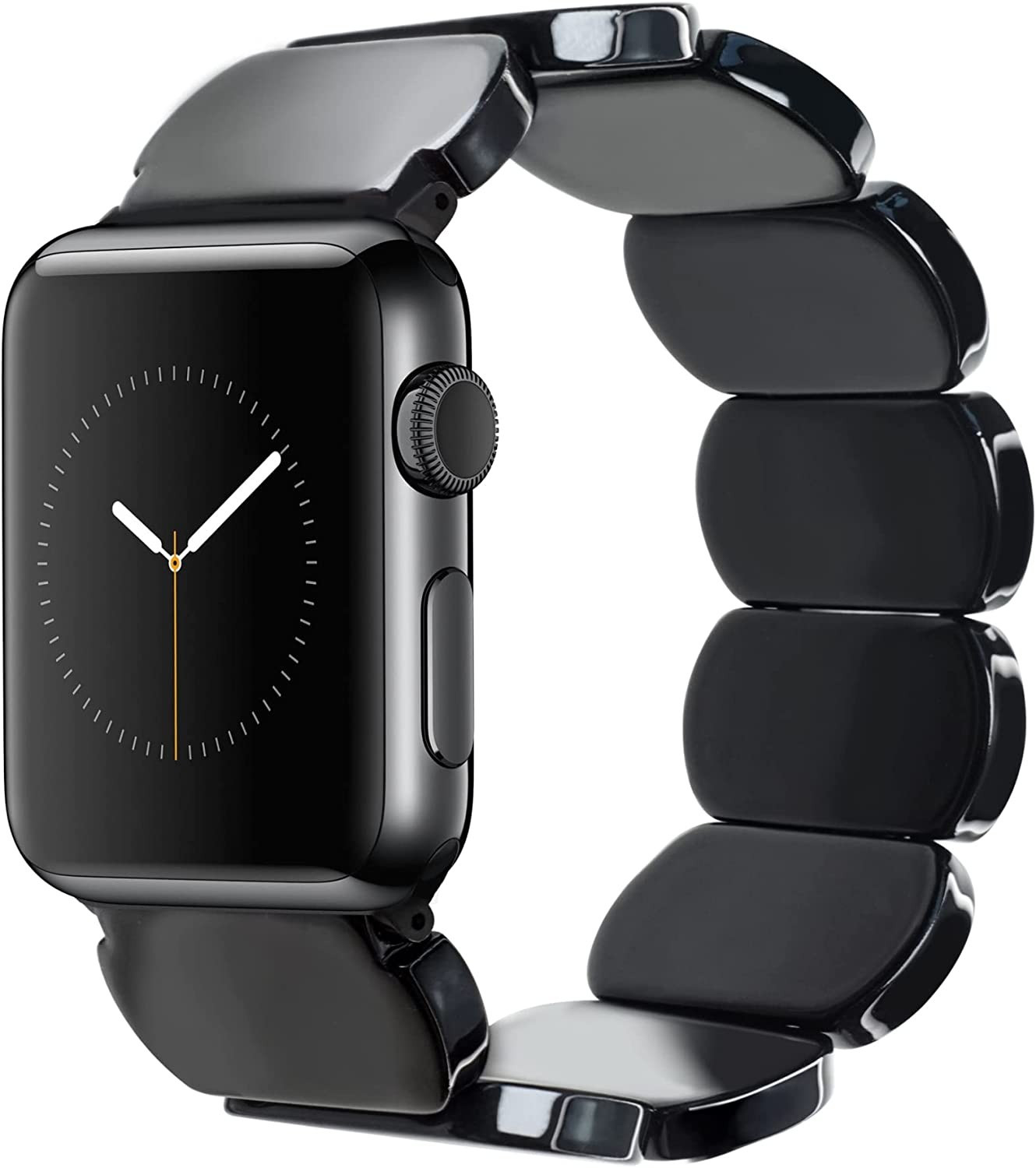 Heesch Tortoise Stretchy Watch Band Compatible with Apple Watch Serise 7/6/5/4/3/2/1, Resin Cute ... | Amazon (US)