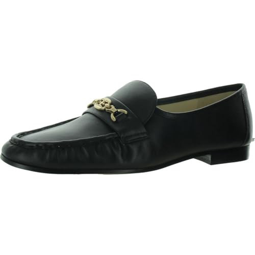 Sam Edelman Lucca Loafer Black Leather 5.5 Medium | Amazon (US)