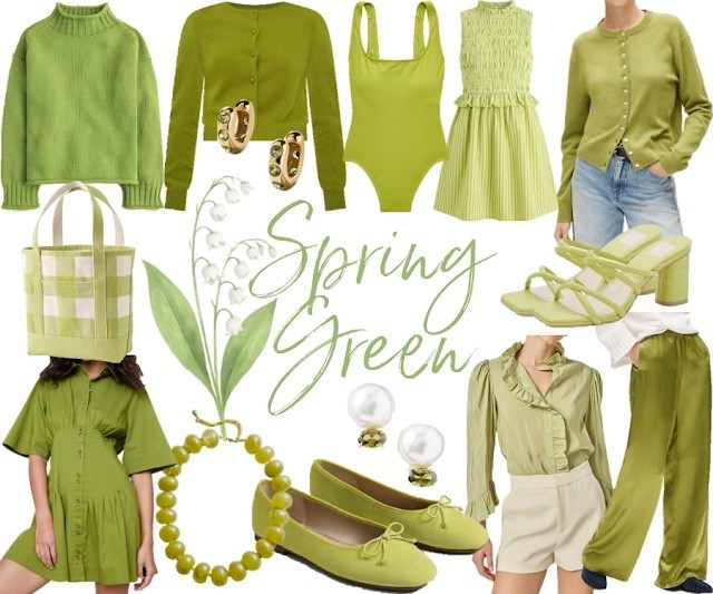 Trending: spring green!
Chartreuse
Spring fashion 
Matcha green 
Pistachio green 

#LTKSeasonal
