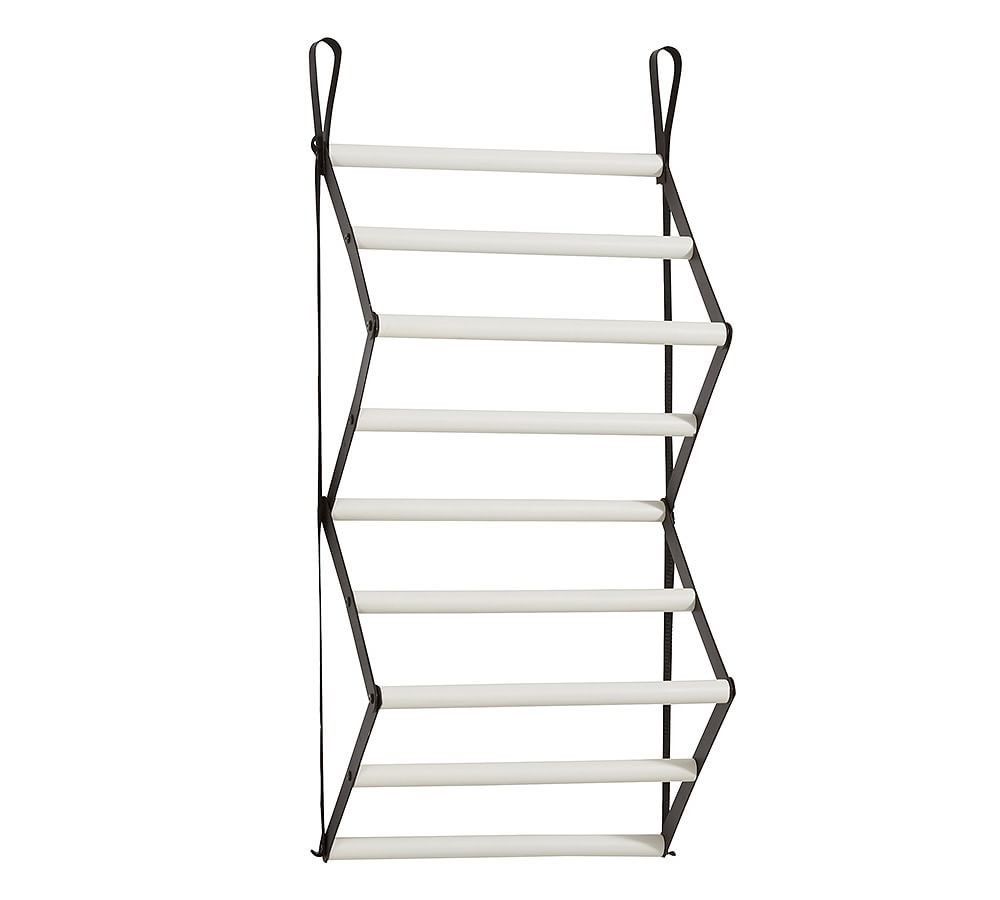 Gabrielle Organizer Wood Drying Rack - White | Pottery Barn (US)