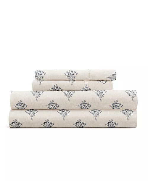 Delicate Details 4-P.c. Sheet Set, Queen | Macy's