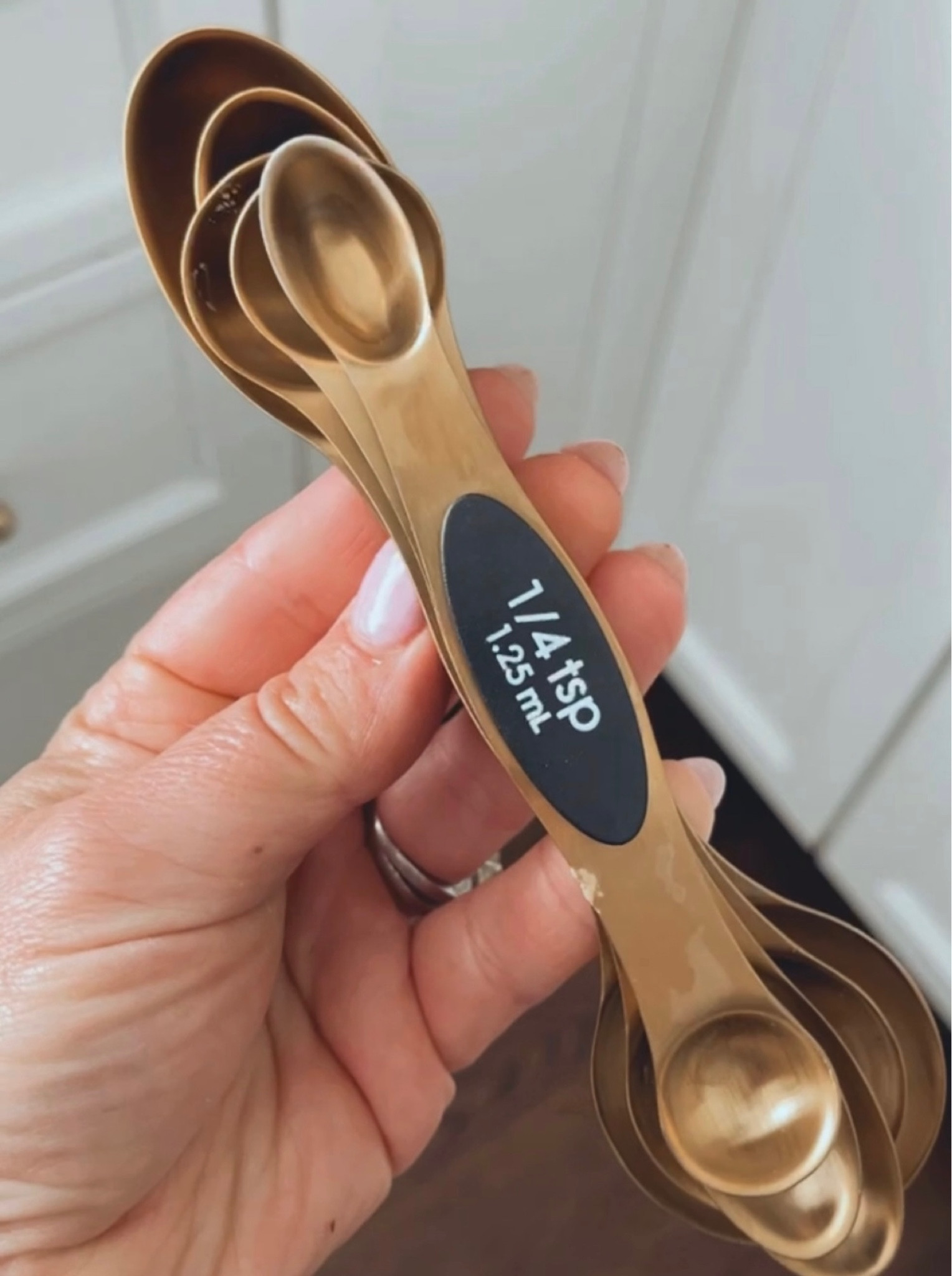 Under $20 and so smartly designed - I love how these gold essentials have magnetic handles that keep them stacked neatly in a drawer.

#LTKhome #LTKunder50 #LTKfamily