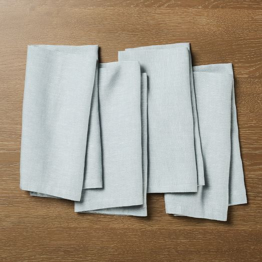 European Flax Linen 20" x 20" Napkin Set | West Elm (US)