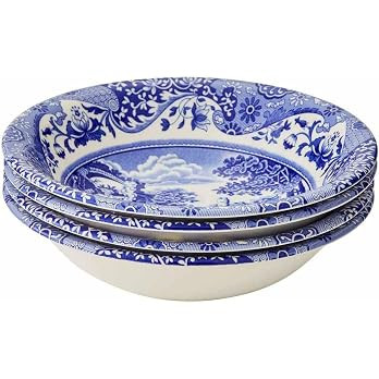 Spode Blue Italian Cereal Bowl, Set of 4 | Amazon (US)