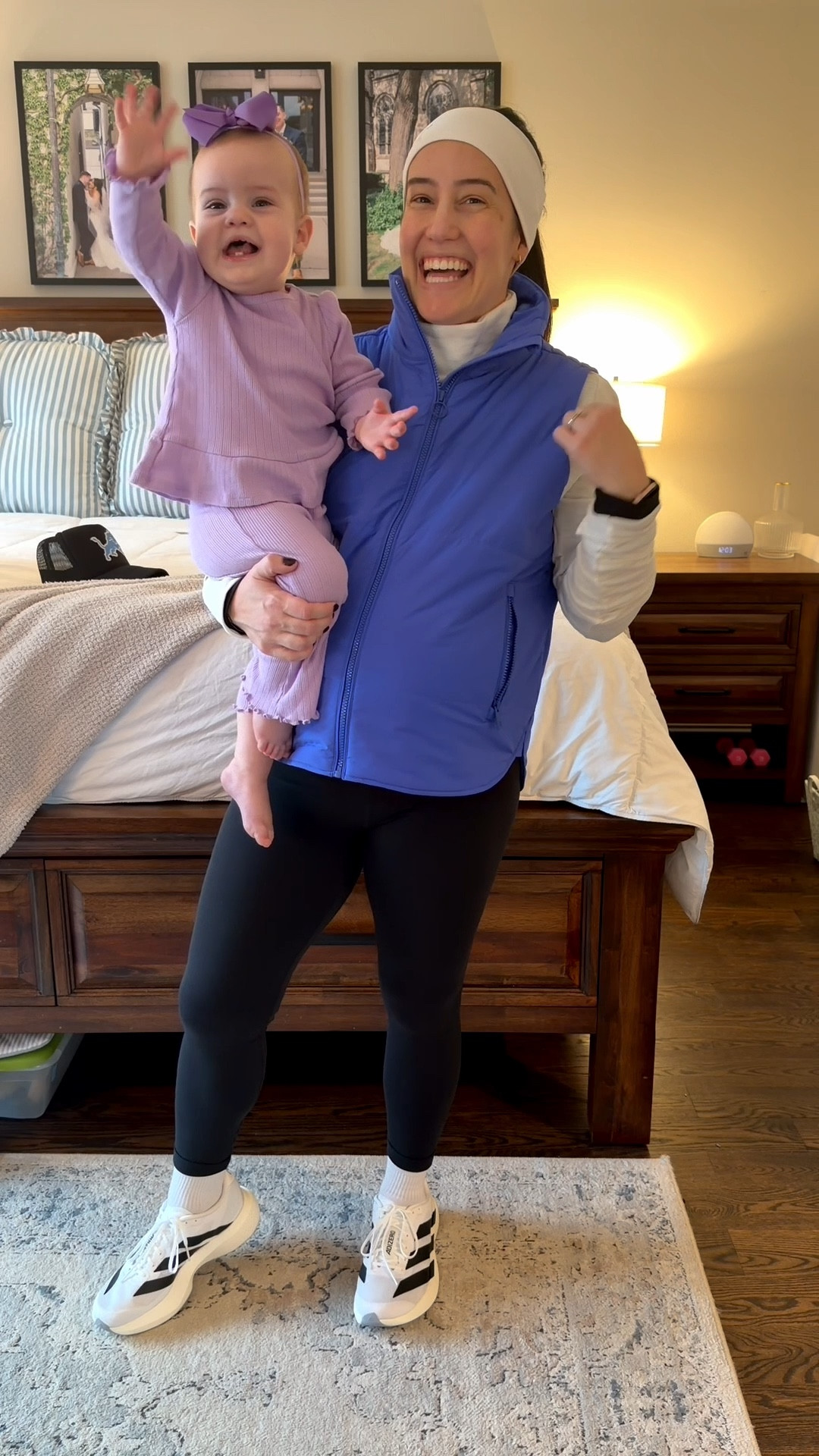 winter running outfit 💙

#LTKmomlife #LTKBump #LTKActive