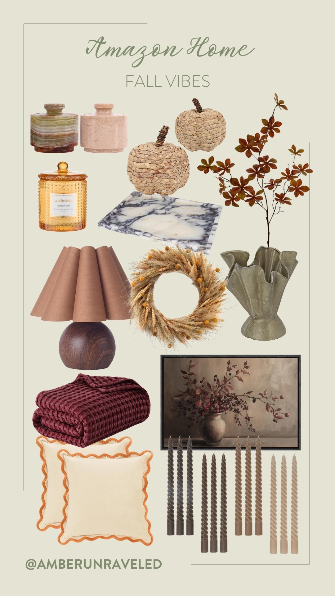 Okay, my wallet is officially ready for these Amazon fall vibes! Seriously obsessed with all these cozy decor finds like those woven pumpkins? Adorable! Time to turn my place into the ultimate autumn HQ. Who's with me?! 

amazon home, fal ldecor, livingroom inspo, homerefresh

#LTKSeasonal #LTKHome #LTKStyleTip