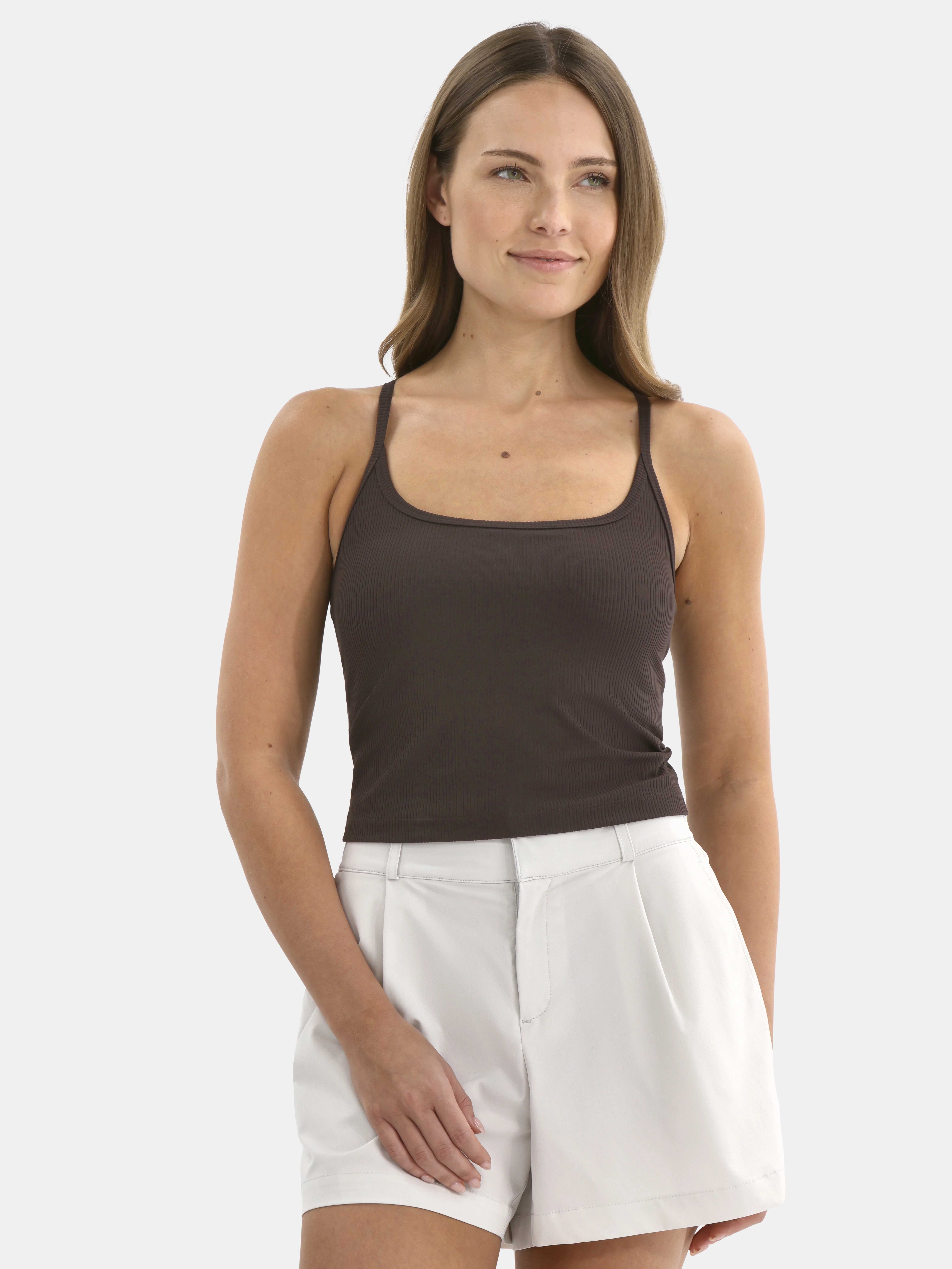 Avia Women's Ribbed SoftSculpt Tank Top with UPF 50, Sizes XS-XXXL | Walmart (US)