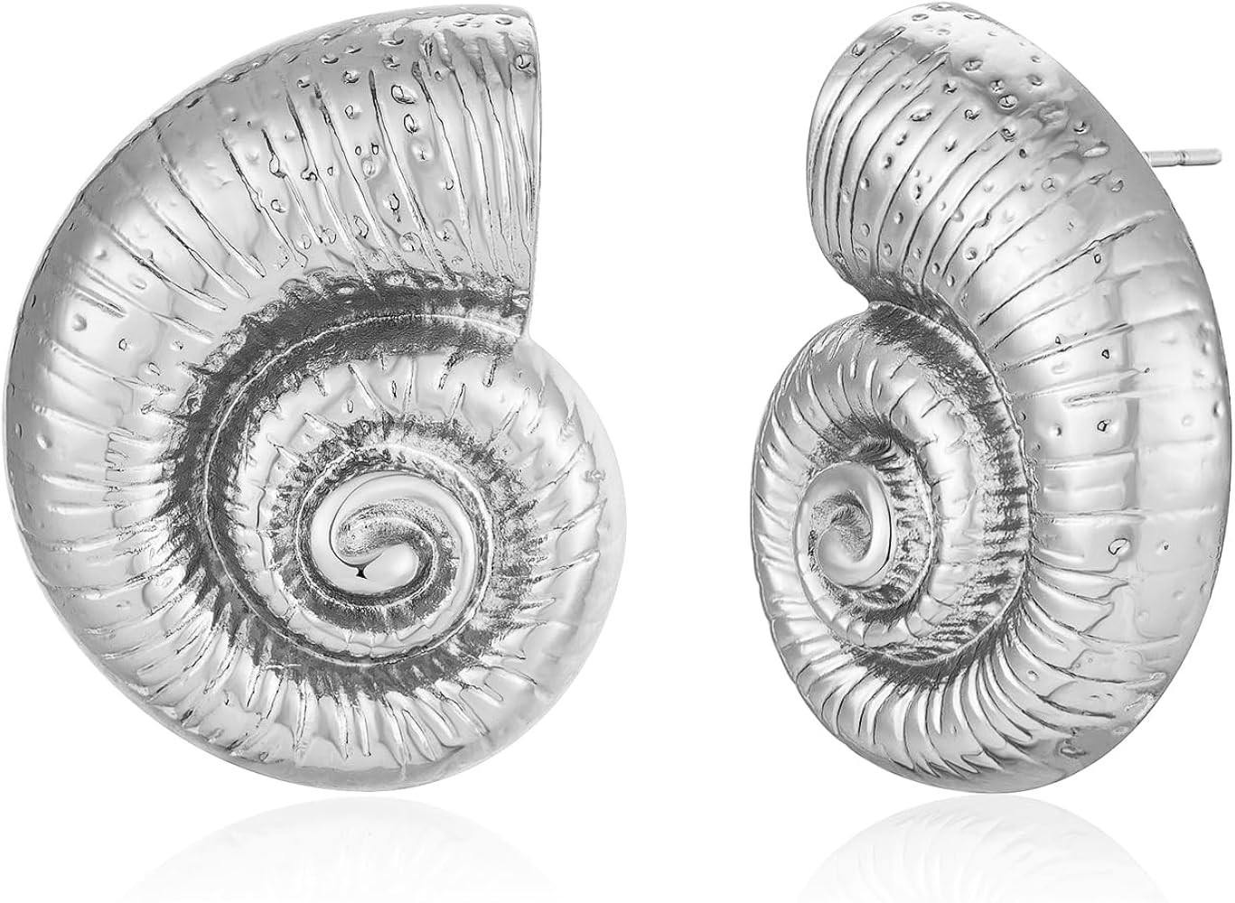 LILIE&WHITE Conch Sell Earrings Gold Stud Earrings For Women Love Knot Stud Earrings Angel Wings ... | Amazon (US)