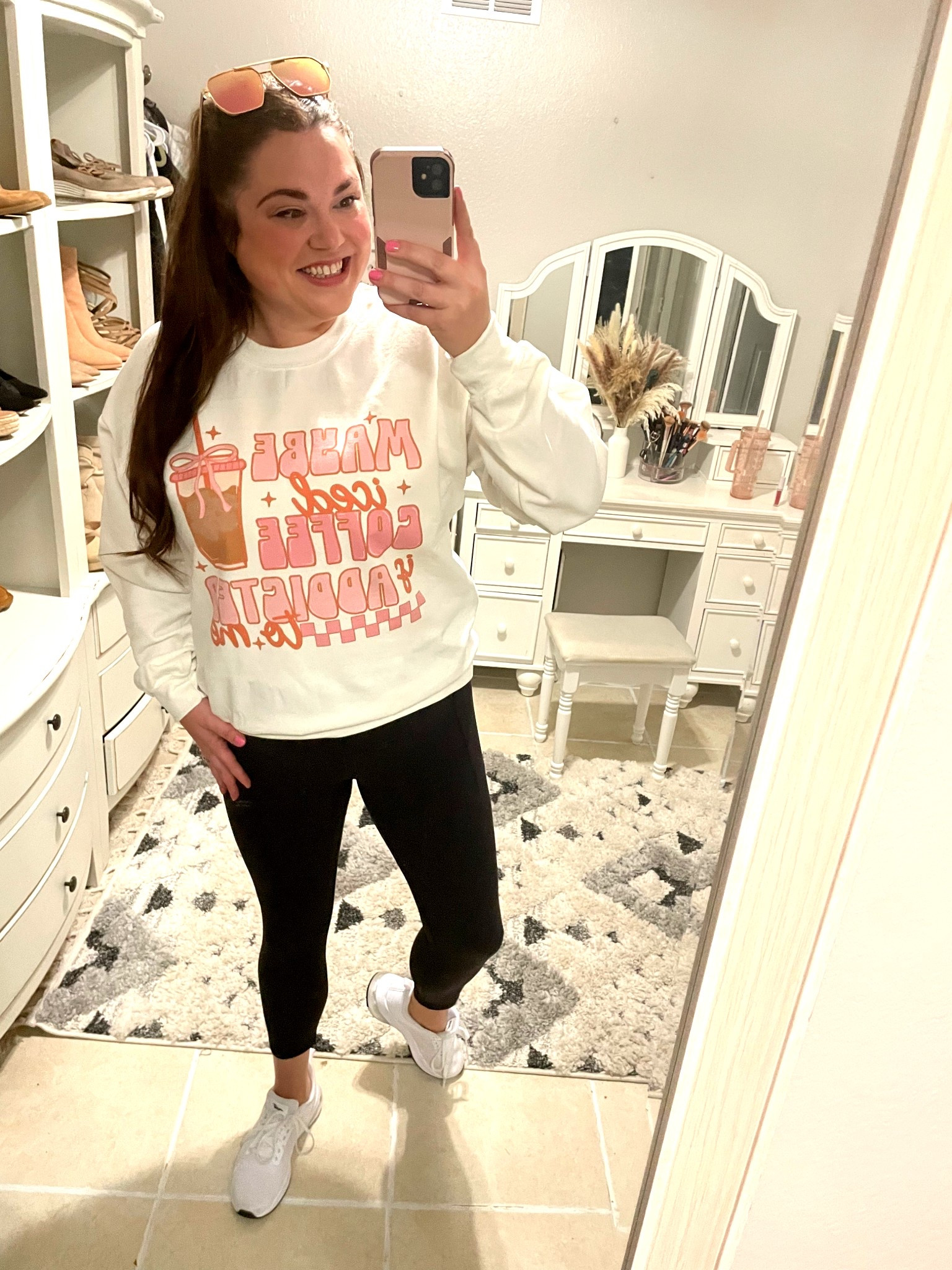 Absolutely loving this adorable “Maybe iced coffee is addicted to me” sweatshirt!! 

Perfect for all my fellow iced coffee lovers! 

#coffee #icedcoffee #

#LTKBeauty #LTKMidsize #LTKootd