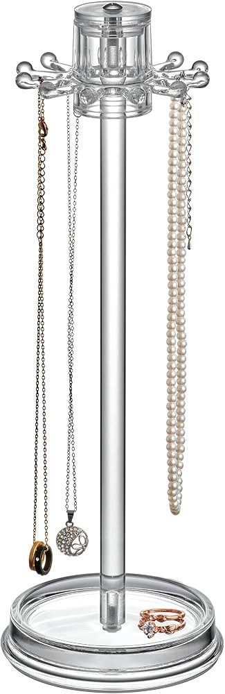 Amazing Abby - Temptation - Necklace Holder Stand with Spinning Hook Design, Jewelry Organizer St... | Amazon (US)