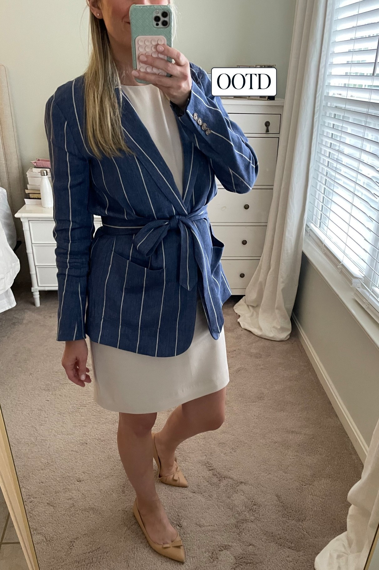 First time buying Quince and their washable shift dress looks so much more than $69! 

#workoutfit #workstyle #corporategirl #postpartum 

#LTKFindsUnder100 #LTKWorkwear