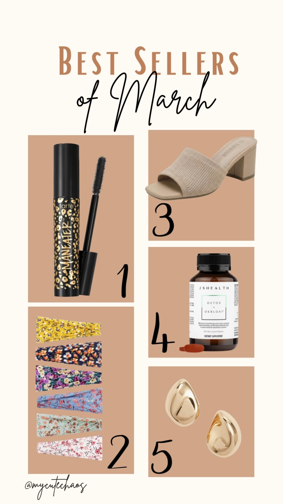 Bestsellers form March! 

Beauty, tarte maneater mascara, headbands, stretchy headband, summer heels, spring heels, slide heels, devloat and detox, jshealth, gold earrings

#LTKdayinmylife #LTKgrwm #LTKMothersDay