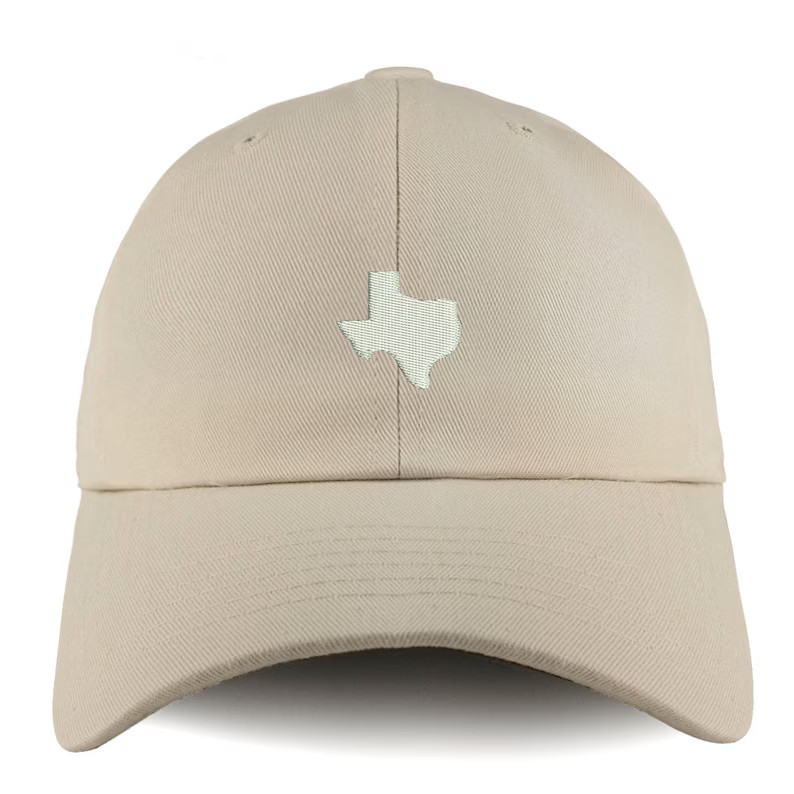 Stitchfy Texas Estado Mapa bordado bajo perfil suave algodón suave papá gorra | Etsy (ES)