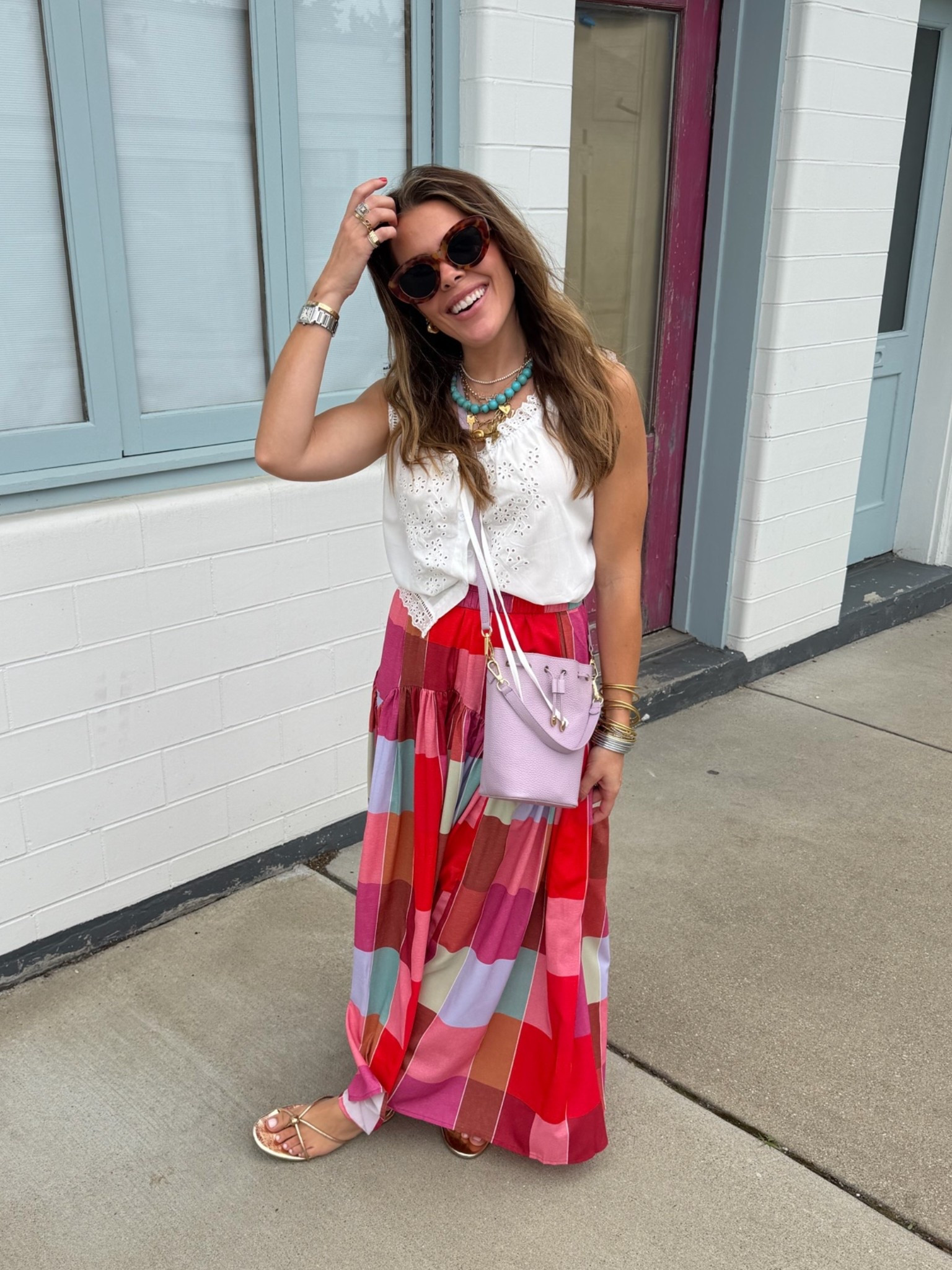 Summer outfit for brunch & shopping! Wearing smalls