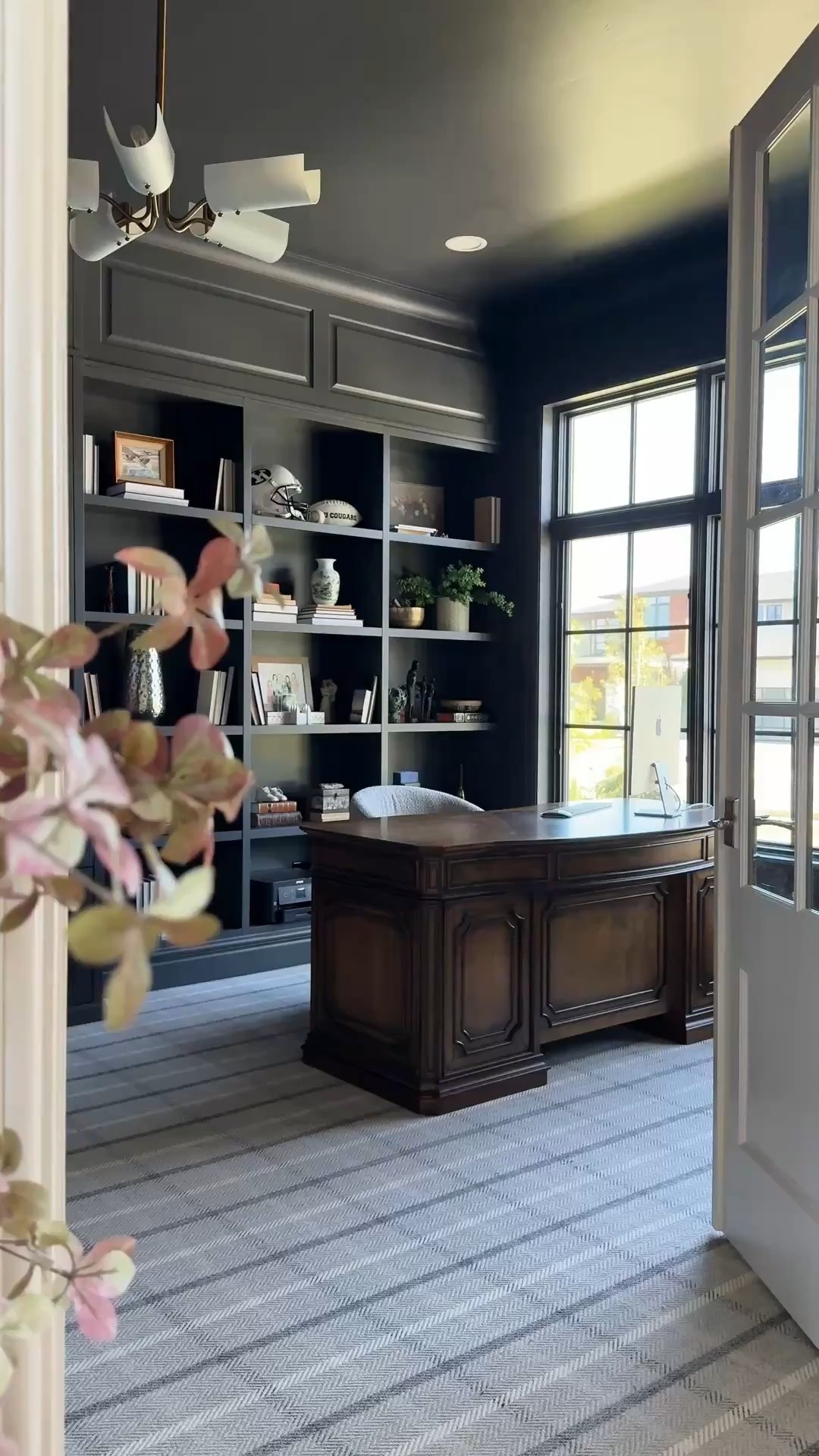 Home office den details! 
#homeoffice #decor #desk

Office desk, traditional desk, ornate desk, office chair, dining chair, rolling office chair, office decor, office art, moody office, pretty office, home office design home office ideas / home office design / home office setup / home office decor / home office inspiration / work from home office / home office workspace /transitional home office

#LTKSeasonal #LTKHoliday #LTKHome

#LTKdayinmylife #LTKHome