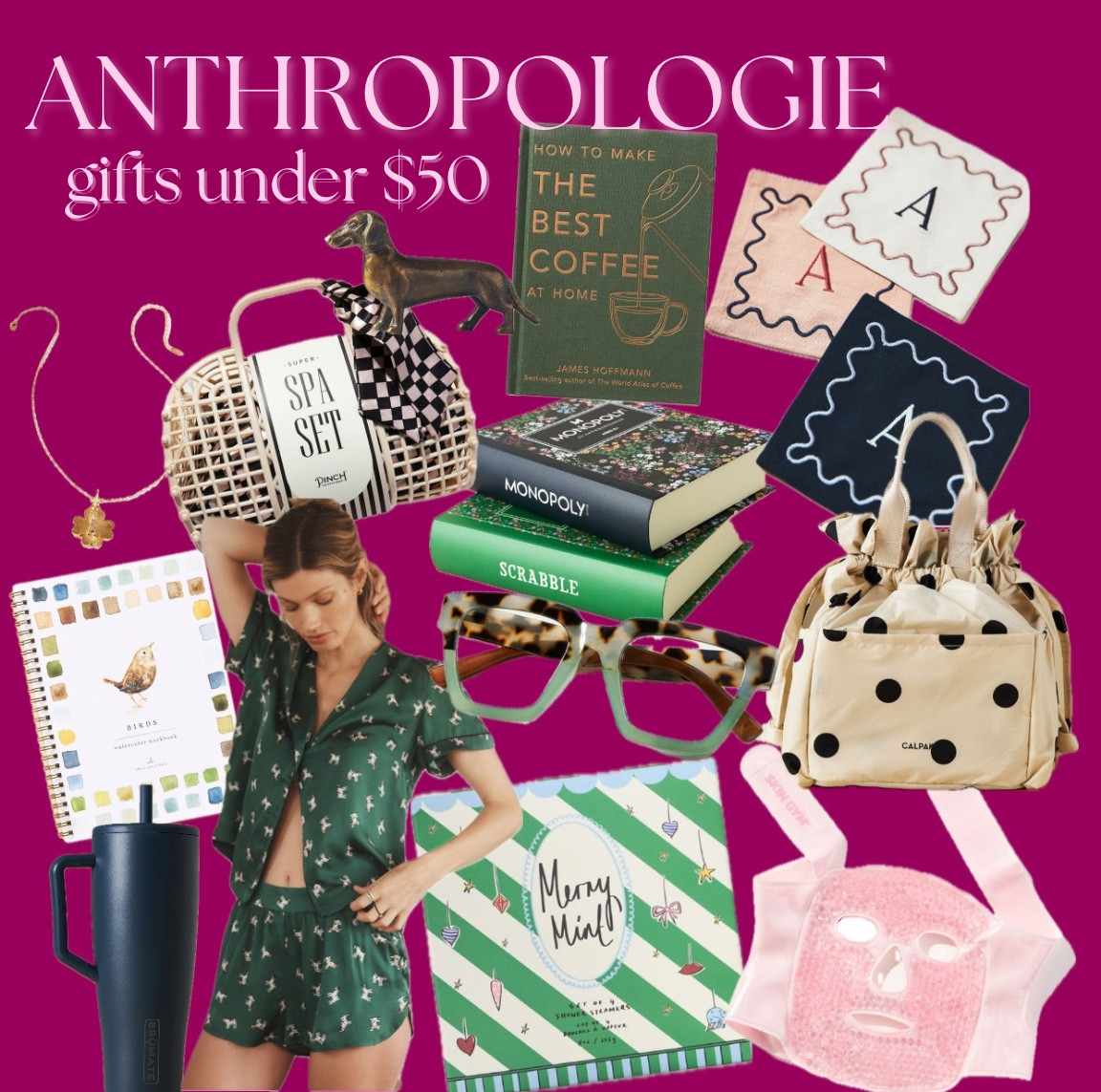 Anthropologie gifts under $50 / Christmas gifts / stocking stuffers / affordable gifts / teacher gifts / coworker gifts / friends gifts / Christmas gift exchange 

#LTKHoliday #LTKGiftGuide #LTKFindsUnder50