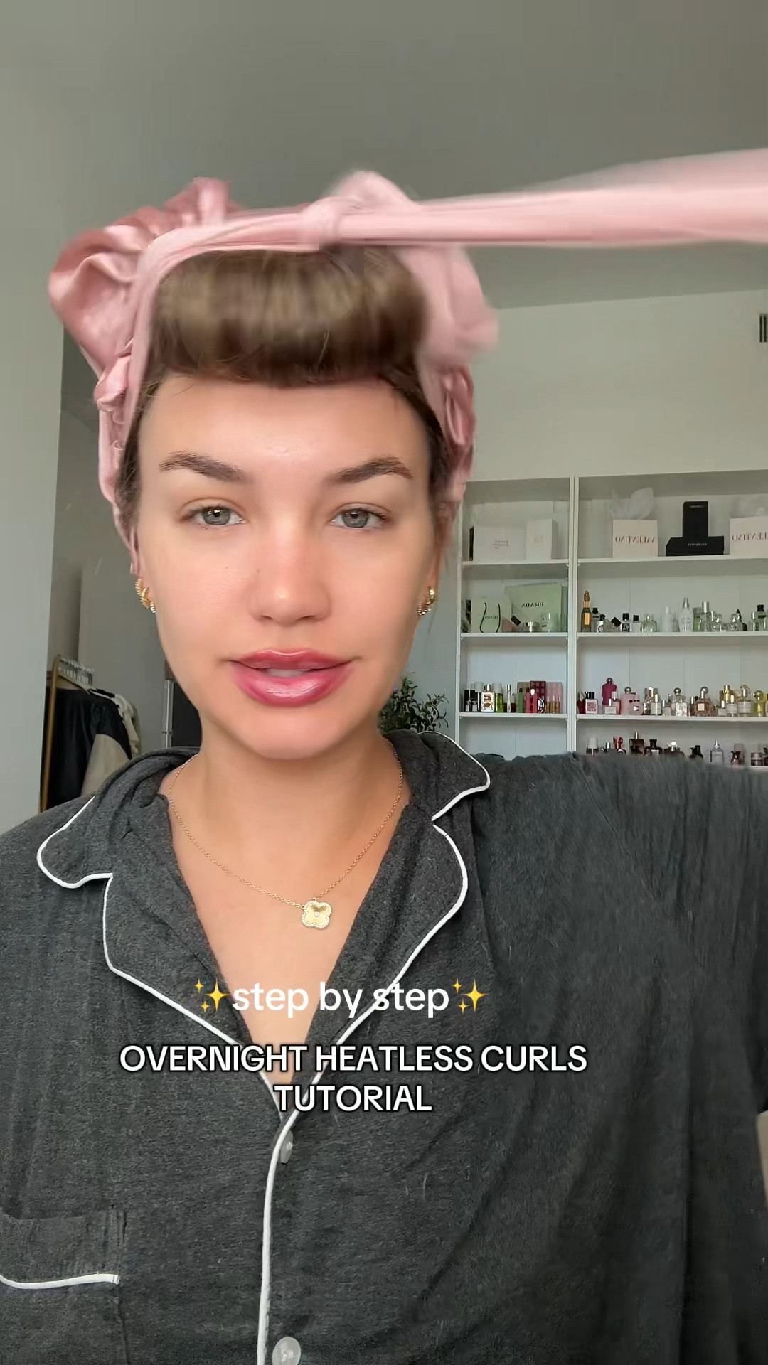 step by step heatless curls tutorial 🎀

#LTKBeauty