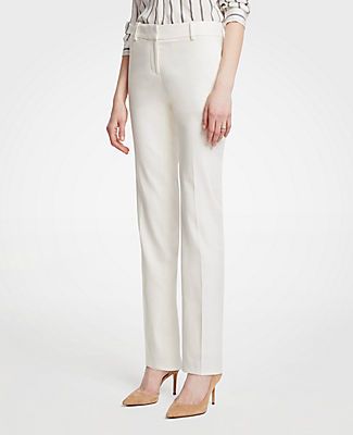 Ann Taylor Factory The Straight Leg Pant In Linen Blend - Curvy Fit | Ann Taylor Factory