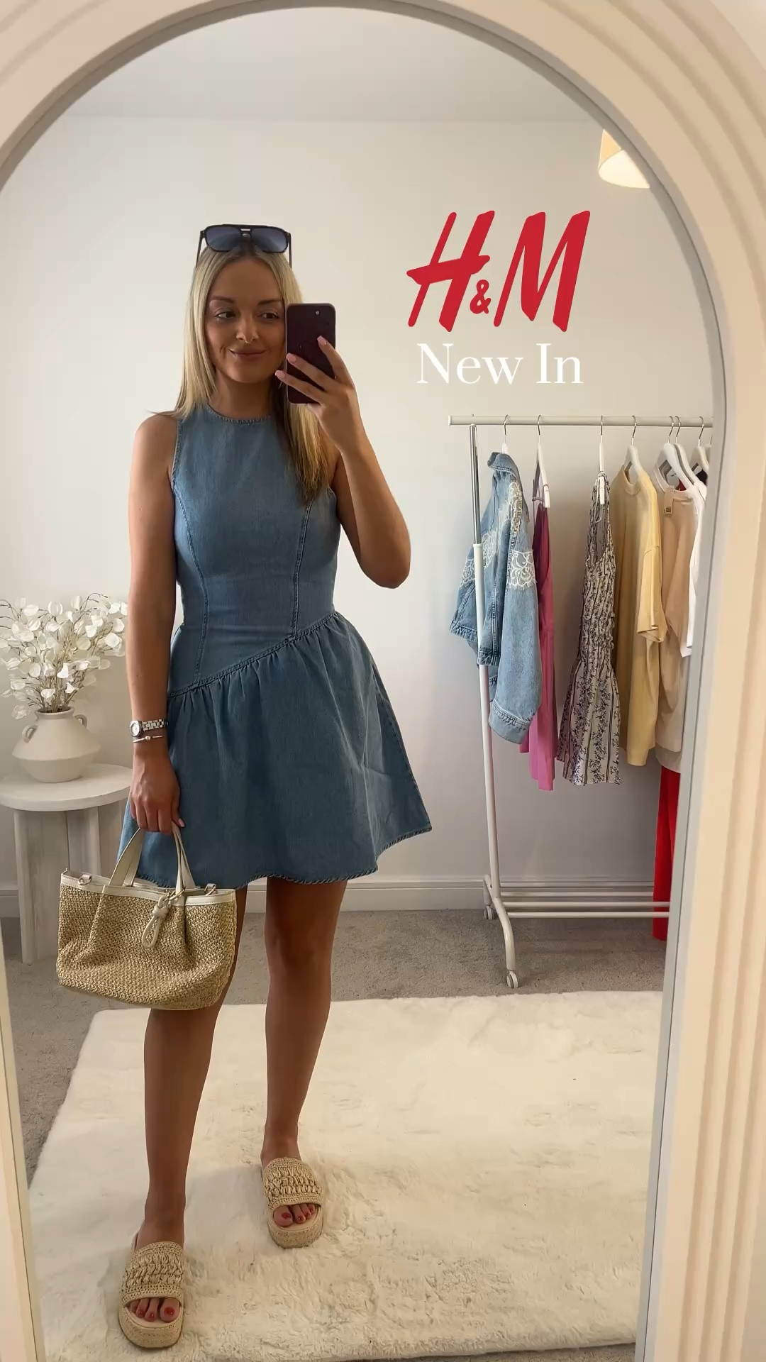 H&M New In Summer Dress 🤍🐬🌊 

How gorgeous is this denim dress from H&M this is such a lovely fit and length and perfect to wear on a gorgeous day in the summer paired with sandals 🫶

Denim dress summer dress summer fashion

#LTKsummer #LTKuk #LTKeurope