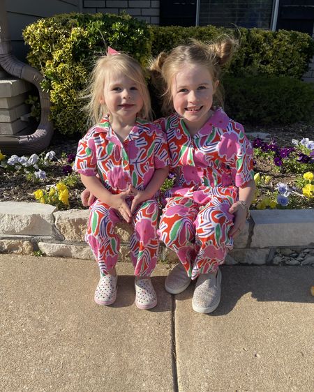 OMG THE CUTEST MATCHING JUMPSUITS from Target!! And they come in a baby size. Now I want a baby!!! (J/k I’m already nuts enough) 

Girls, summer outfit 

#LTKxTarget #LTKkids #LTKfamily