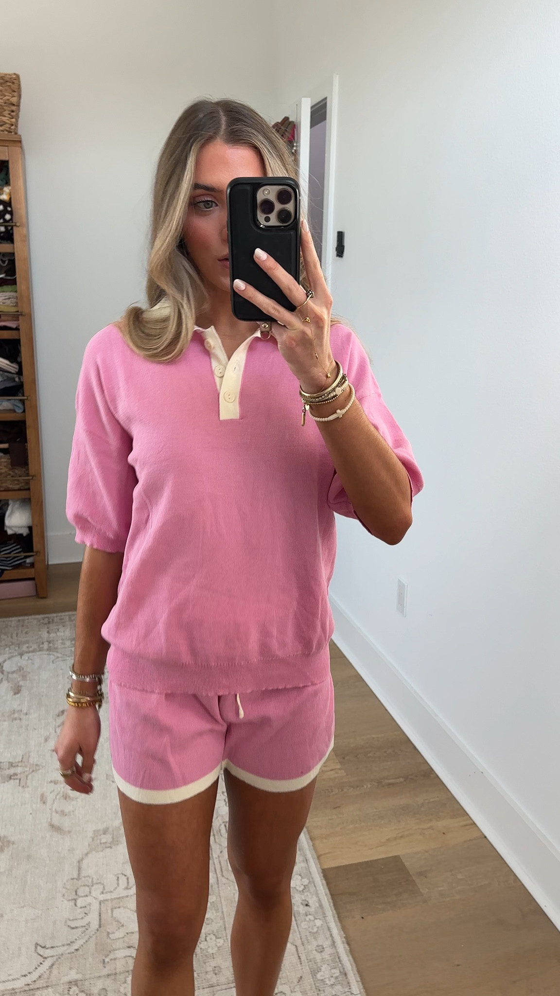 Amazon size small Tankaneo Womens 2 Piece Sweater Short Sets 2026 Summer Vacation Outfits Short Sleeve Knit Collared Tops Matching Lounge Set

#LTKootd #LTKSaleAlert #LTKSeasonal