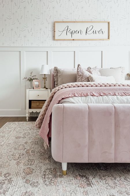 Aspen's room is a follower favorite and for good reason!

Home  Home decor  Home favorites  Girls room  Kids room  Pink room  Bedding  Table lamp  Faux florals  Spring home

#LTKhome #LTKSeasonal #LTKkids