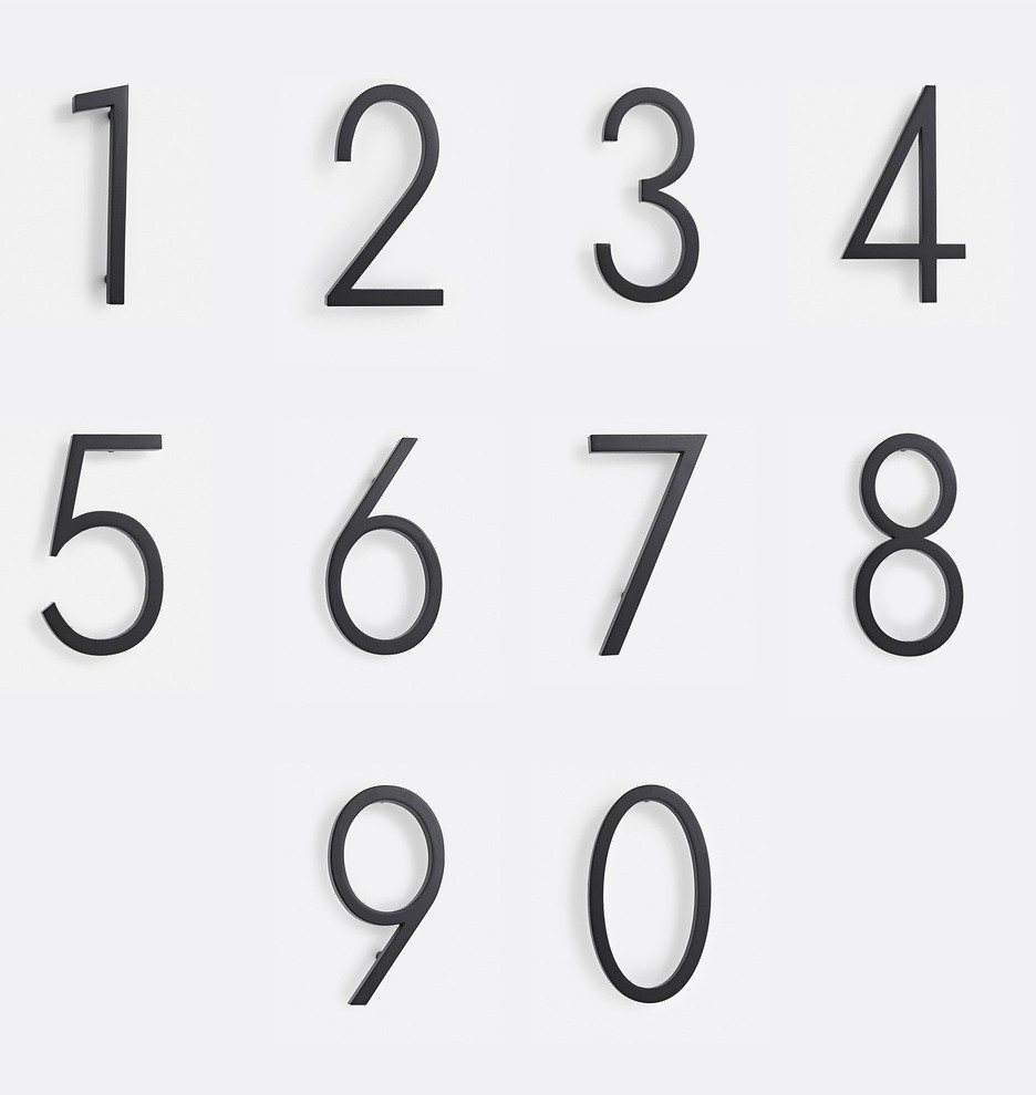 6" Haworth House Numbers
 | Rejuvenation | Rejuvenation
