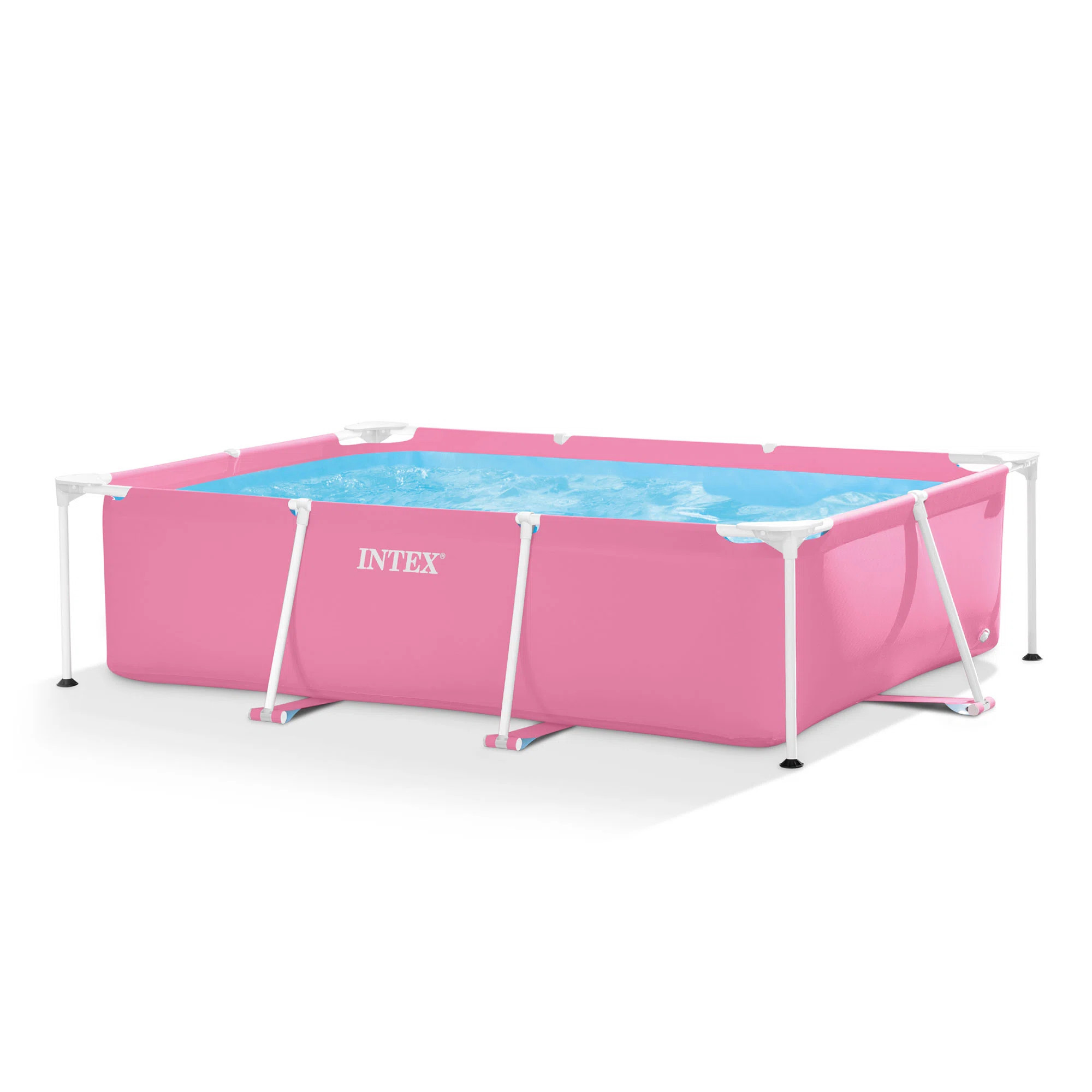 Plastic Rectangle Frame Set Pool 23.62'' H x 59'' W x 86.62'' L | Wayfair North America