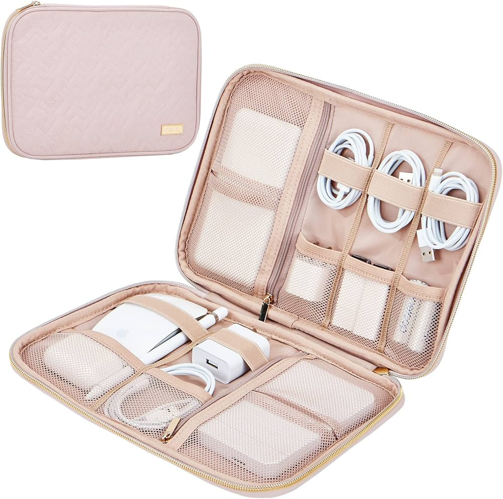 NISHEL Electronic Organizer, Travel Cord Tech Organizer Case, Packing Essentials for Cable, Charg... | Amazon (US)