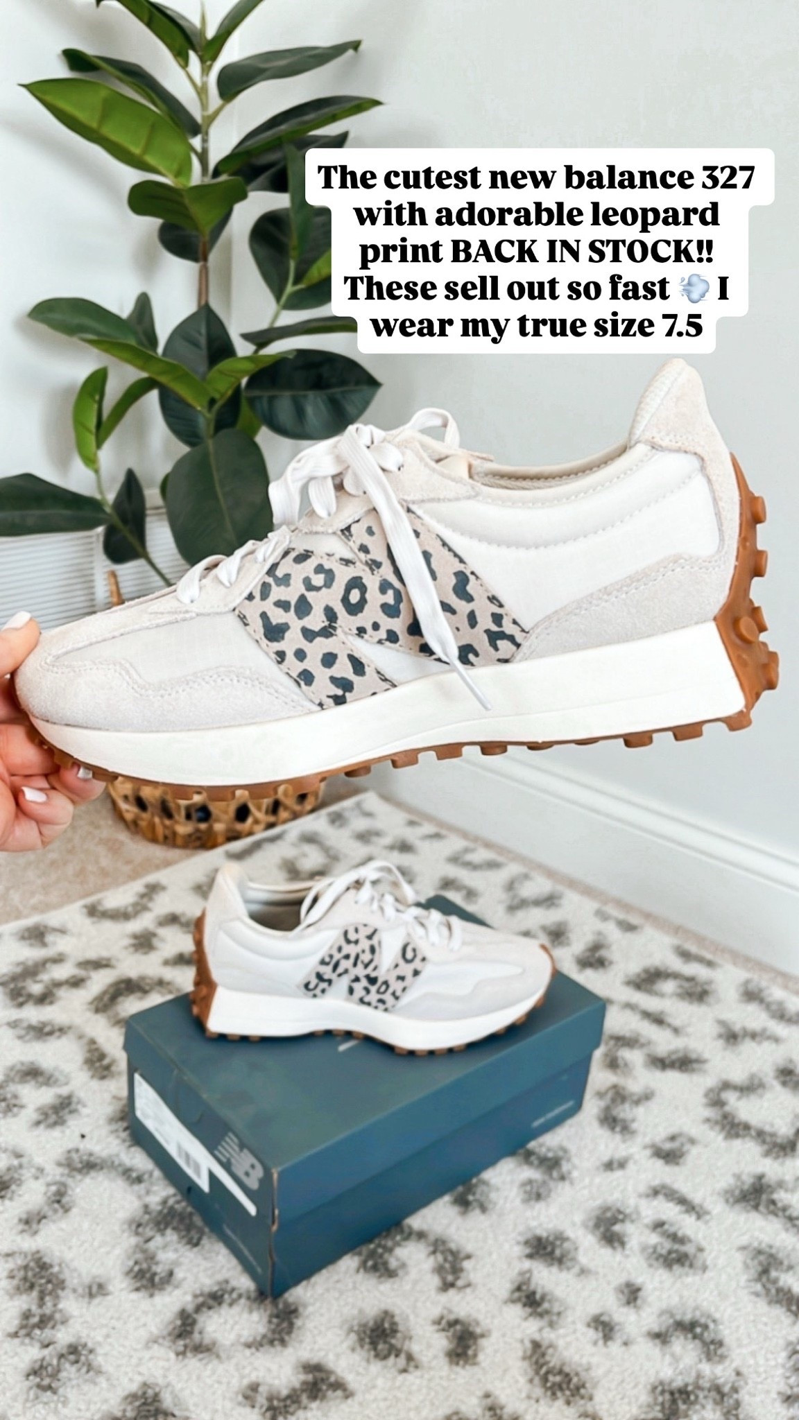 SALE!!! 30% off in cart

The cutest new balance 327 with adorable leopard print BACK IN STOCK!! These sell out so fast 💨 I wear my true size 7.5

#LTKSaleAlert #LTKActive #LTKfitnessgoals