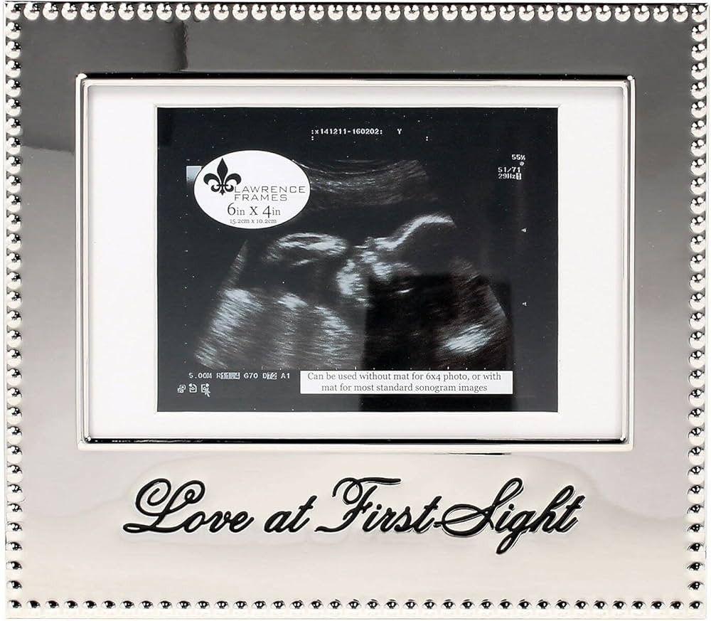 Lawrence Frames 4x6 Love At First Sight Sonogram Frame - 3.25 inch by 4.25 inch opening | Amazon (US)