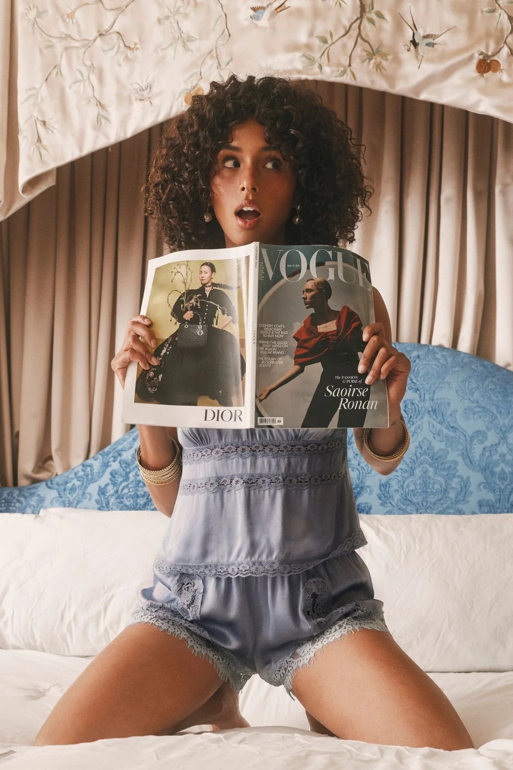 Late Night Baby Blue Satin Short | 12th Tribe | 12th Tribe
