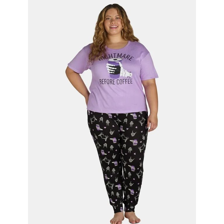 Way to Celebrate Women’s Halloween Pajama Set, Sizes XS-3X | Walmart (US)