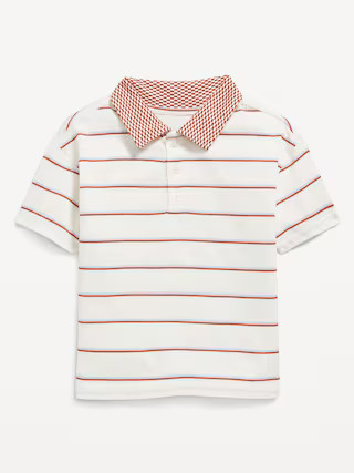 Short-Sleeve Jersey-Knit Polo Shirt for Toddler Boys | Old Navy (US)