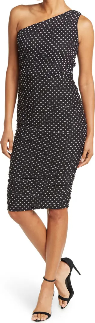 One-Shoulder Body-Con Midi Dress | Nordstrom Rack