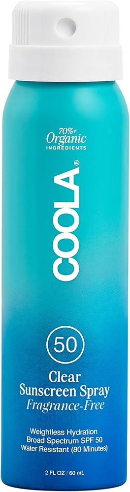 COOLA Organic Sunscreen SPF 50 Sunblock Spray, Dermatologist Tested Skin Care for Daily Protectio... | Amazon (US)