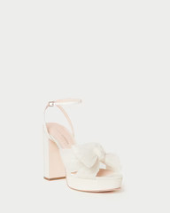 Natalia Pearl Platform Bow Heel | Loeffler Randall