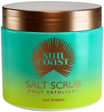 Sun Coast Salt Scrub - Daily Skin Exfoliant (Bali Breeze, 22 oz) | Amazon (US)