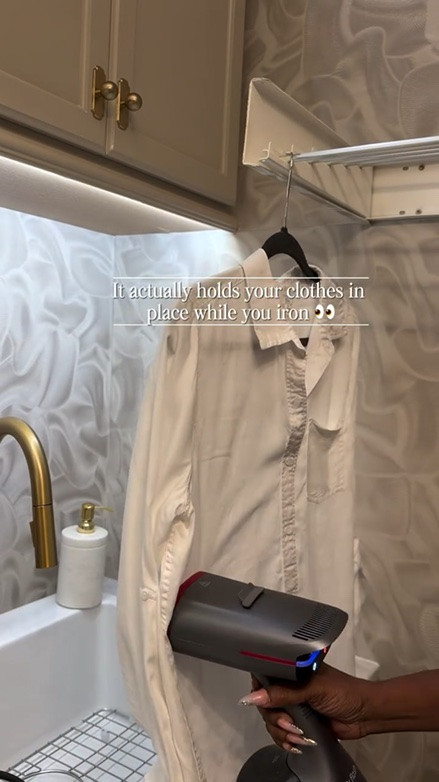 Comment STEAM and I would send you links directly to your DM.

 Wrinkles don’t stand a chance around here. 👚✨

This 2-in-1 Iron & Steamer gives me the best of both worlds. I can quickly steam clothes right on the hanger or switch to ironing when I want that extra smooth, crisp finish.

Quick, convenient, and one less appliance I have to keep dragging out. 🙌🏽

#IronAndSteamer #LaundryRoutine #LaundryHacks #HomeEssentials CleaningRoutine HomeFinds LaundryDay HomeMustHaves