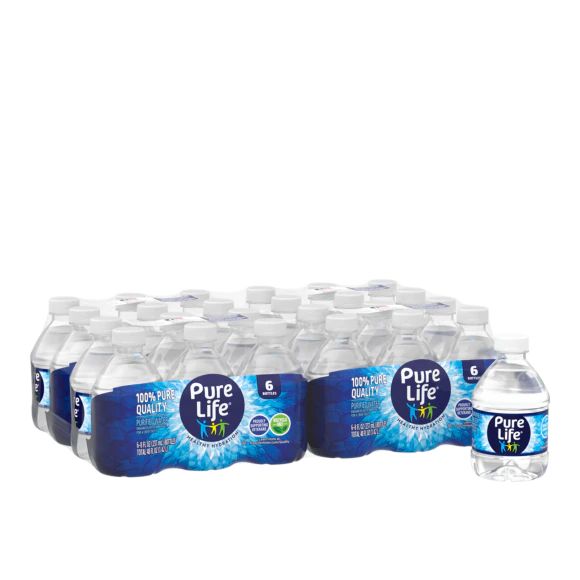 Pure Life Purified Bottled Water | 8 Ounce, 24-pack | ReadyRefresh | ReadyRefresh
