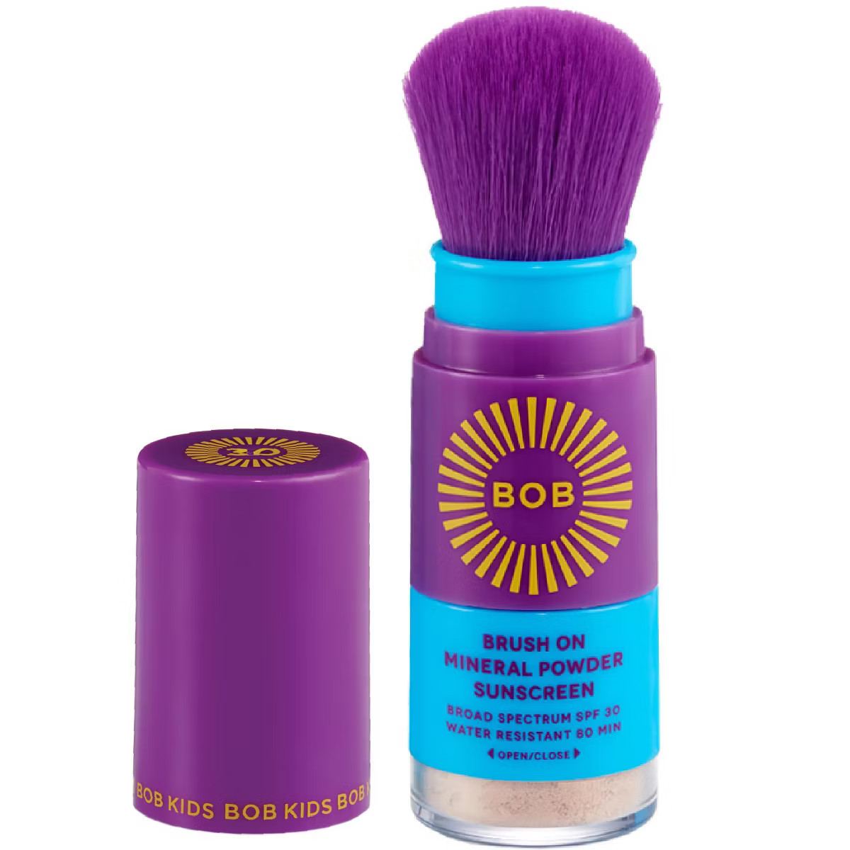 BOB KIDS SPF 30 Brush On Mineral Powder Sunscreen, Broad Spectrum, Water Resistant 80 Mins, Easy ... | Target