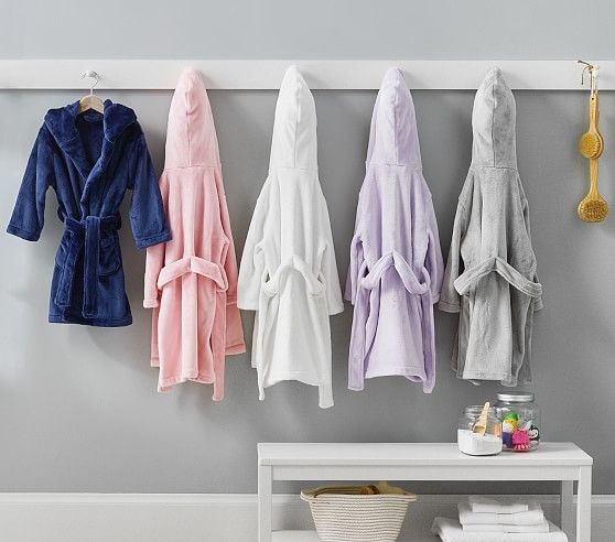 Solid Plush Robe Collection | Pottery Barn Kids