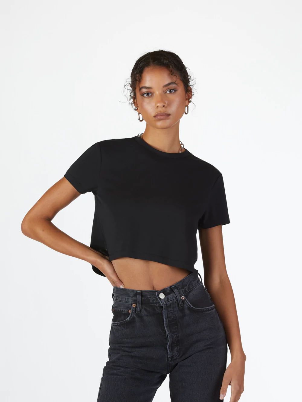 Almost Friday Tee Cropped | Cuts Clothing