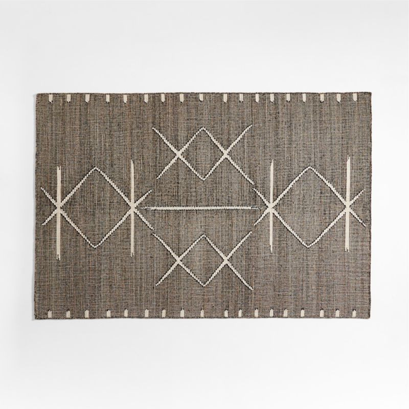 Hemis Handwoven Jute Rug 6'x9' | Crate & Barrel | Crate & Barrel