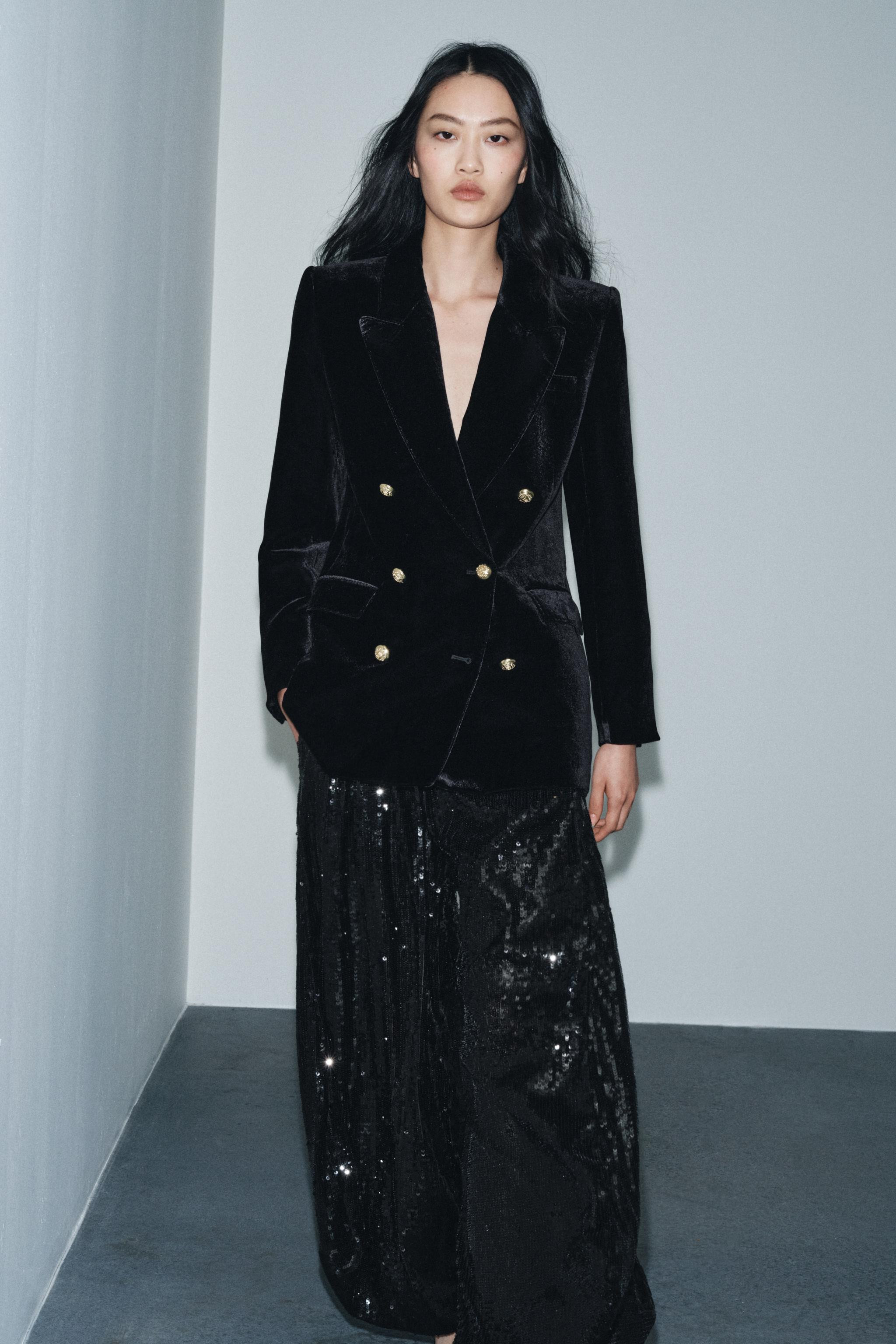 ZW COLLECTION LIMITED EDITION SEQUIN TROUSERS | Zara UK