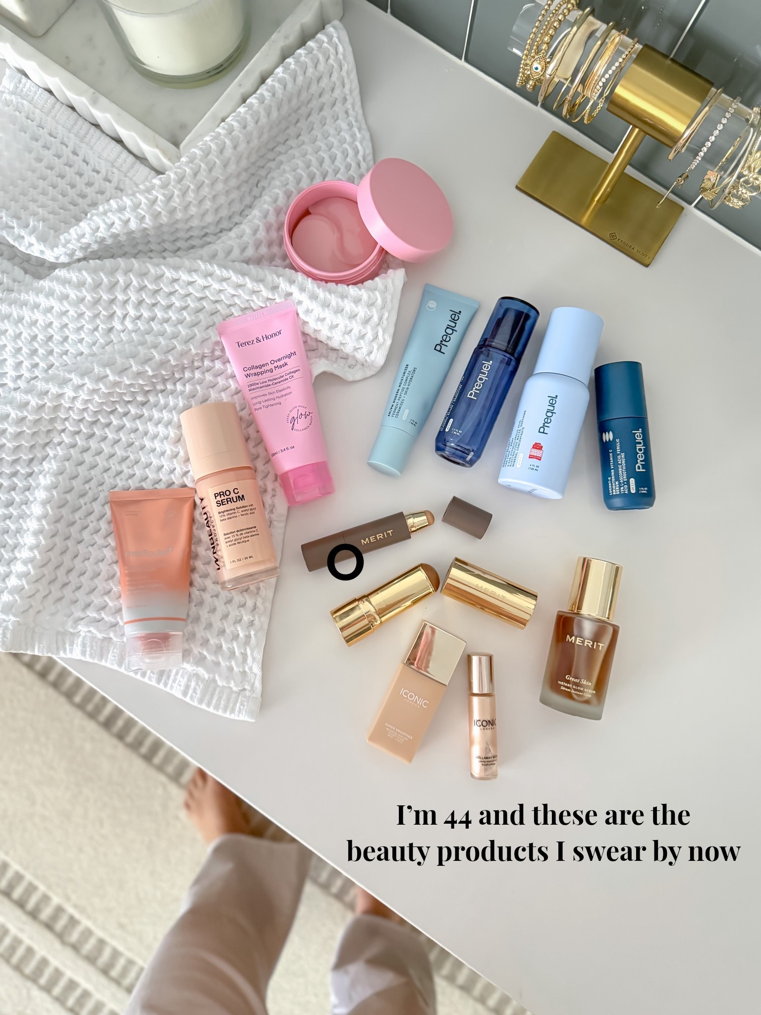 I’m 44 and these are the beauty products that changed my skin 🤍 highly recommend any of these for women of all ages! 

Prequel is a CLEAN brand & now at Target and Amazon!  So convenient.  Immediate noticed a big difference in my skin hydration and texture within days of using.

Terez & Honor Korean Skincare - the mask is my FAV!! Immediate plump.  I wake up with glass skin.  I use it 2-3x a week. The eye masks are the best I’ve ever used & I’ve used so may brands trying to find ones that will actually stay on my face.  These do!

INNBEAUTY Pro C Serum - CLEAN brand! This one product changed it all for me.  I use it everyday & the glow is REAL.  My dry patches are gone, redness reduced, fine lines reserved. 



#LTKBeauty #LTKselfcare #LTKgrwm